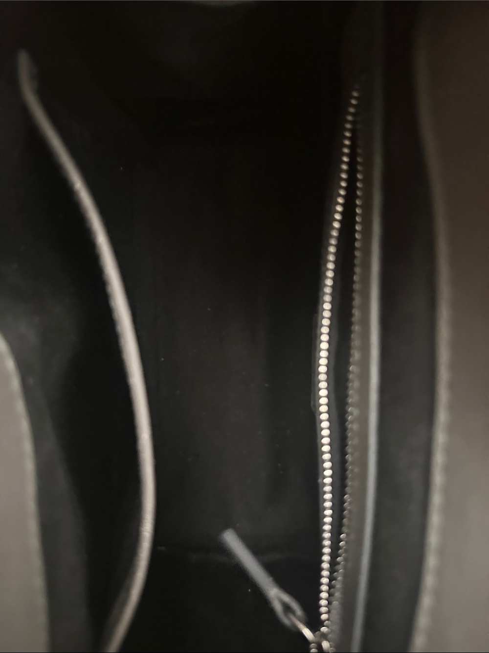 MCM Gray Logo Drawstring Backpack - Picture 3 of 6